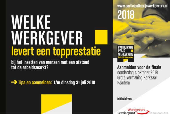 Tot en met 31 juli aanmelden voor Participatieprijs werkgevers