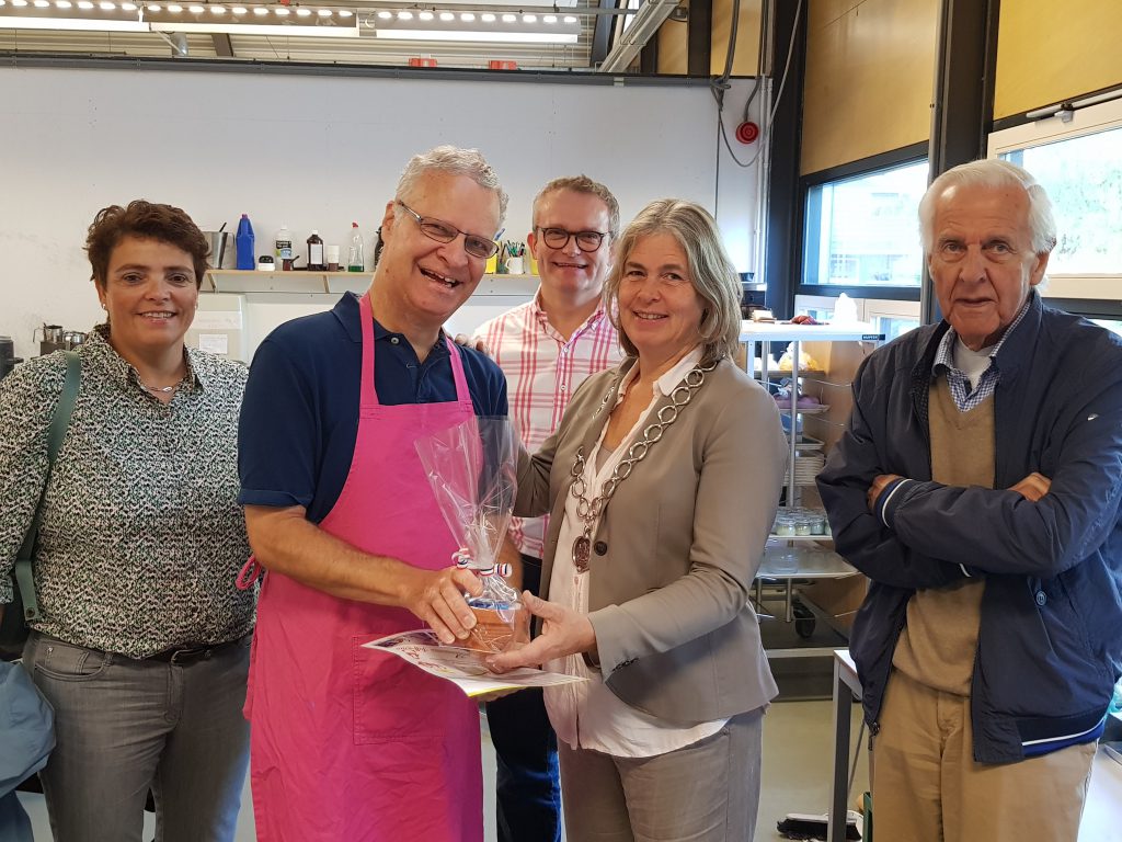 burgemeester heemstede op bezoek bij werkdag