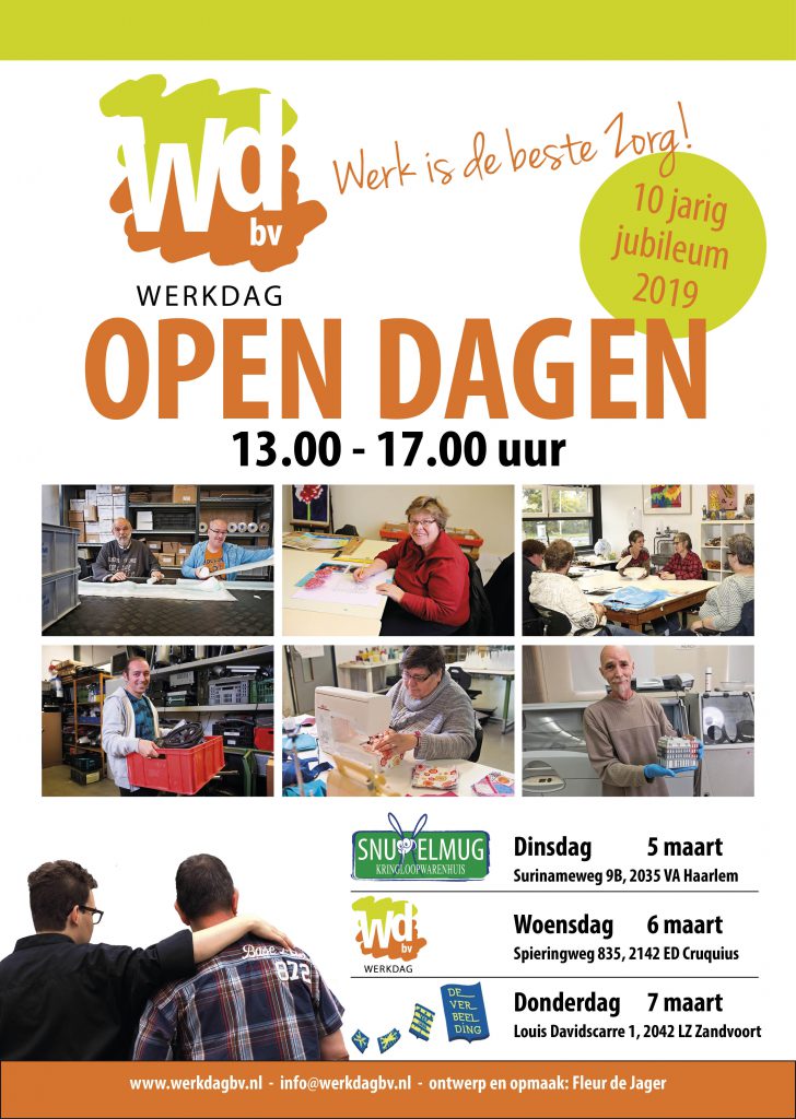 Poster Open dagen Werkdag